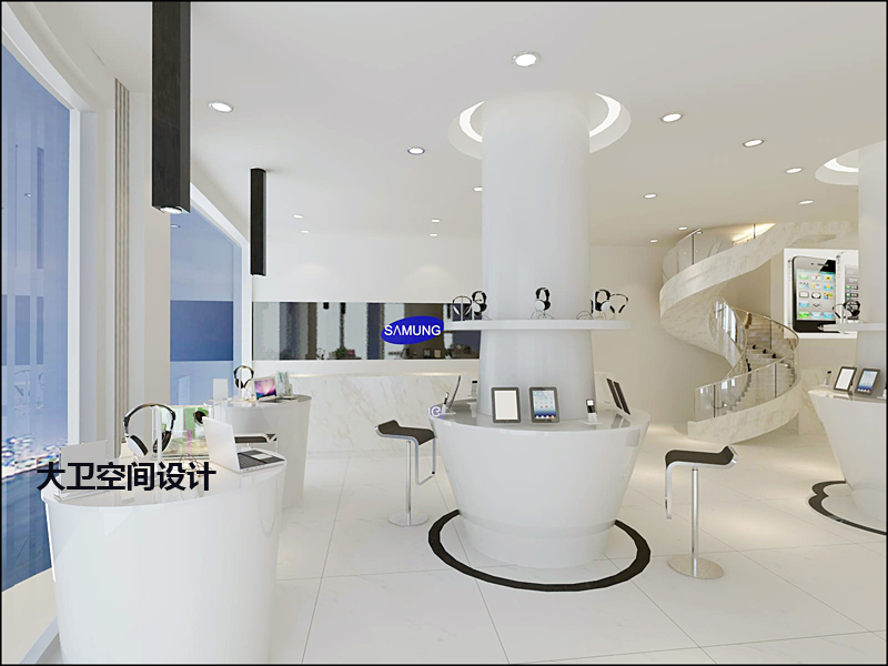 大衛(wèi)設(shè)計(jì) 專業(yè)室內(nèi)公裝效果圖服務(wù)，打造蘋果體驗(yàn)店與手機(jī)店全國性裝修設(shè)計(jì)解決方案